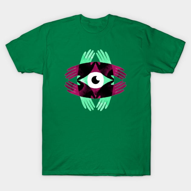 Vision at hand, version 2 T-Shirt by iulistration